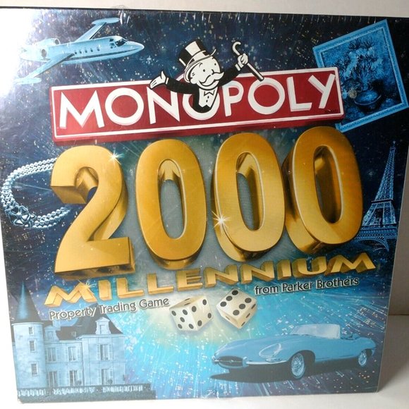 Monopoly 2000 Millennium 1999 Parker Brothers NEW SEALED - Picture 1 of 7